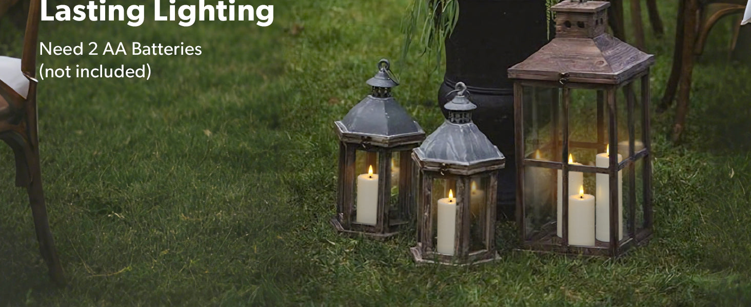 Candele LED impermeabili e senza fiamma