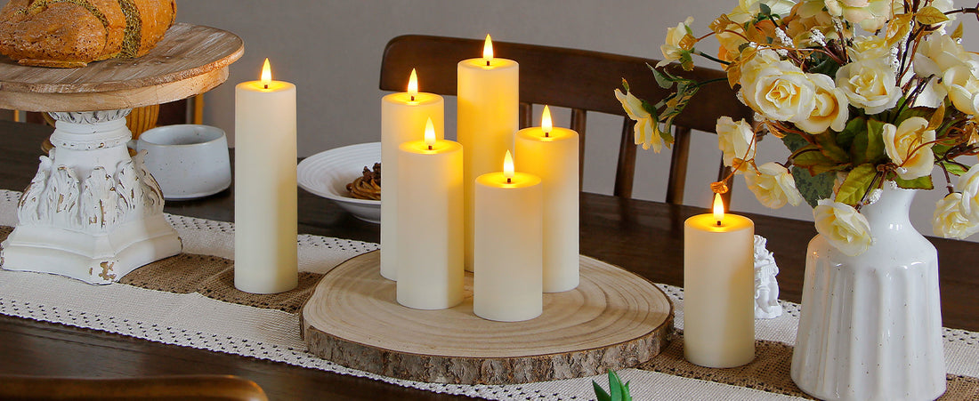 Candele LED impermeabili e senza fiamma