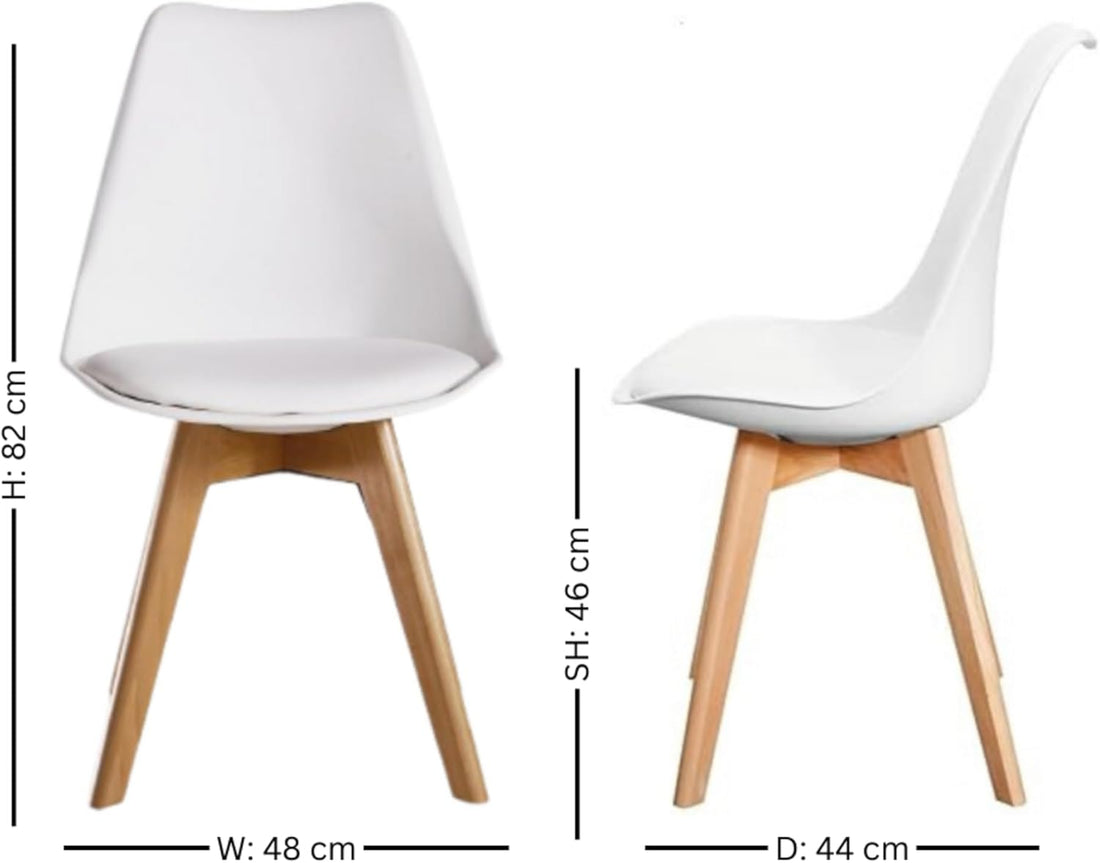 Sedie da pranzo moderne retrò singole