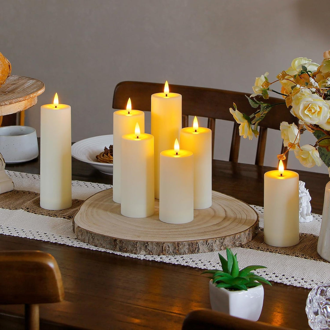 Candele LED impermeabili e senza fiamma